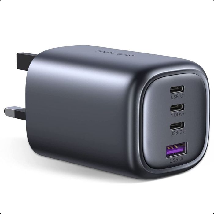 UGreen 4 Port Fast Charger Black