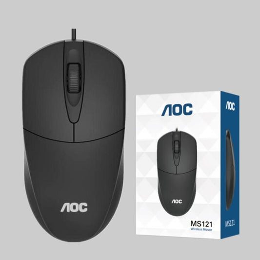 AOC MS121 Wired Office Mouse Black