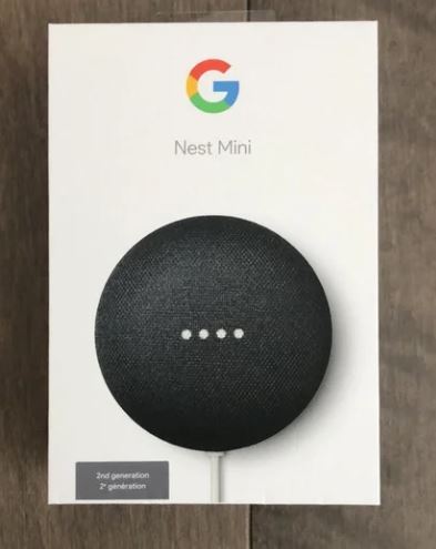 Google Nest Mini 2nd Generation Charcoal