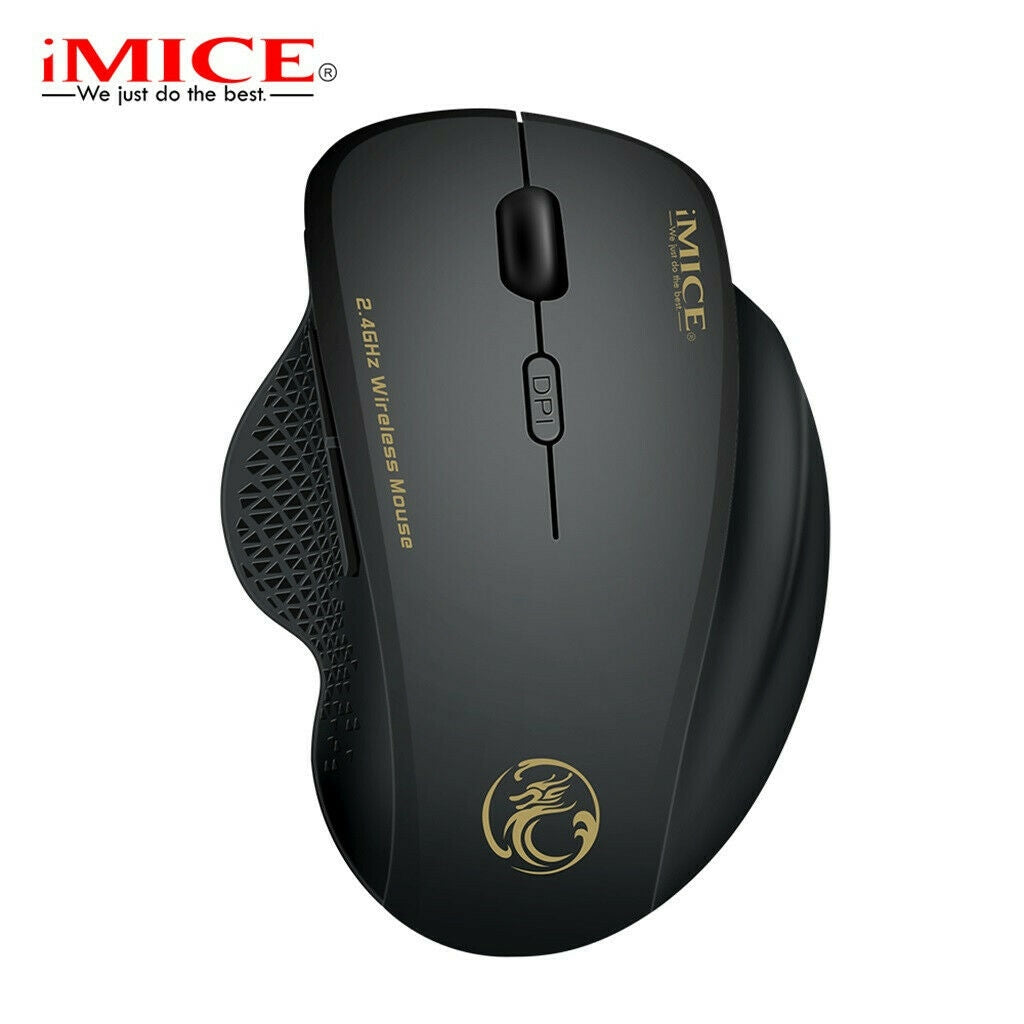 iMICE G6 2.4GHz Adjustable 1600DPI Silent Wireless Office Mouse