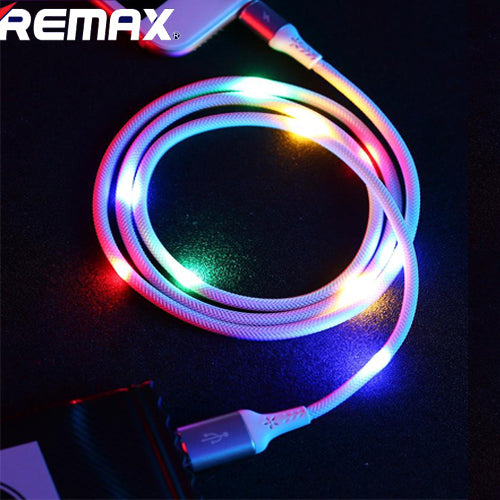 REMAX  Luminous Series EL Lightning Data Cable White