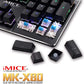 iMICE MK-X80 USB Wired Luminous BackLit Blue Key Mechanical Gaming Keyboard