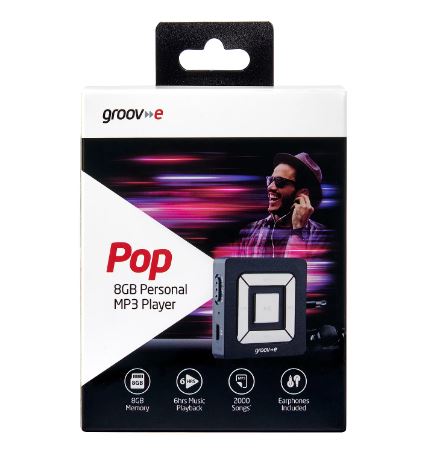 GROOV-E RETRO 8GB MP3 PLAYER BK